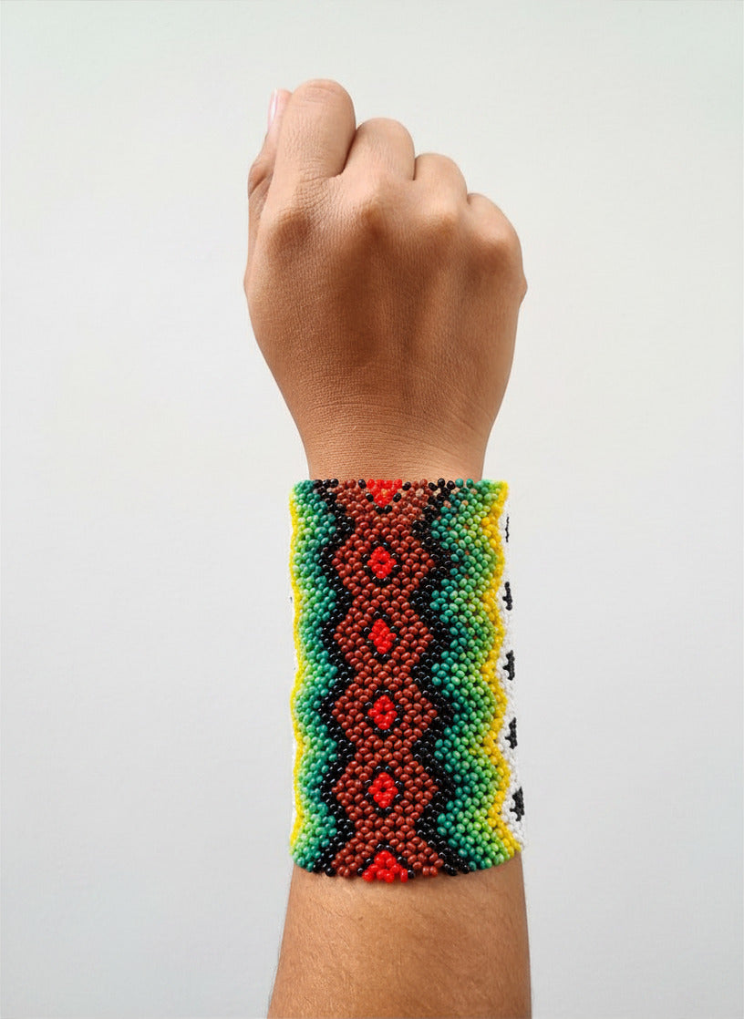 Pulseira de miçanga Kamayurá