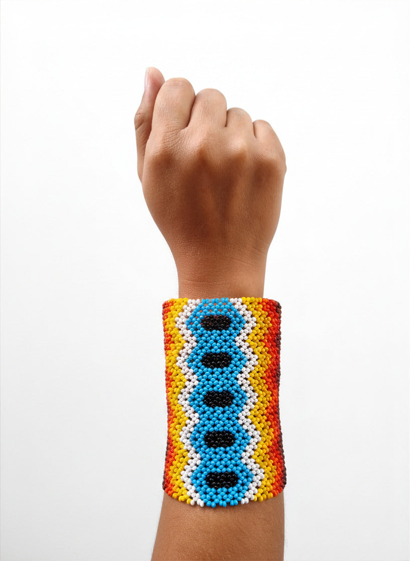 Pulseira de miçanga Kamayurá