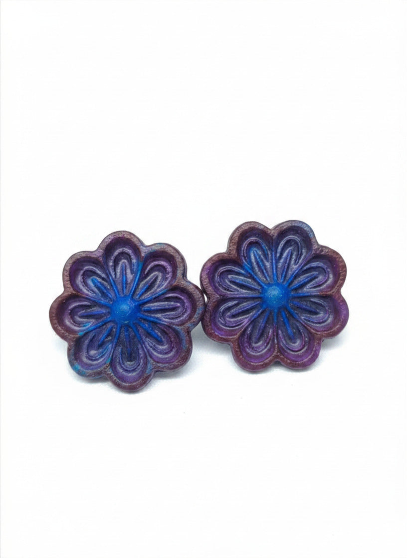 BRINCO FLOR DE AZULEJO