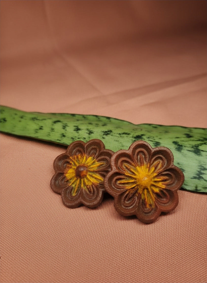 BRINCO FLOR DE AZULEJO