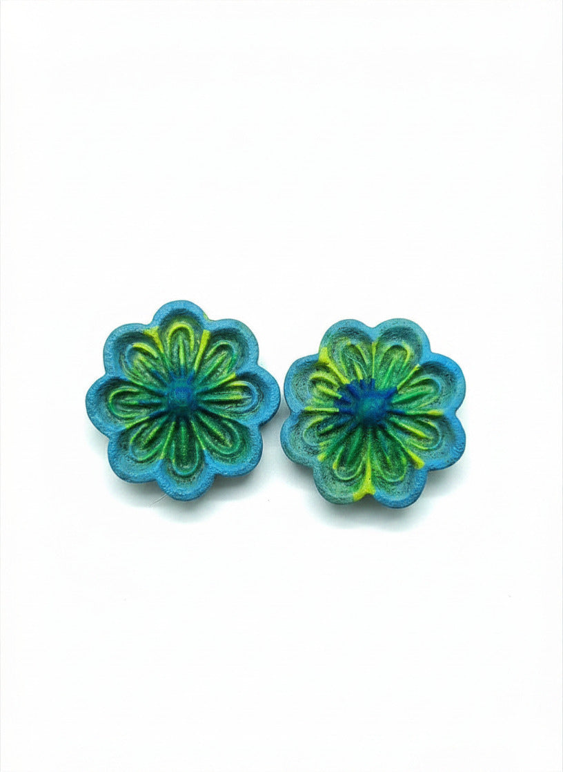BRINCO FLOR DE AZULEJO