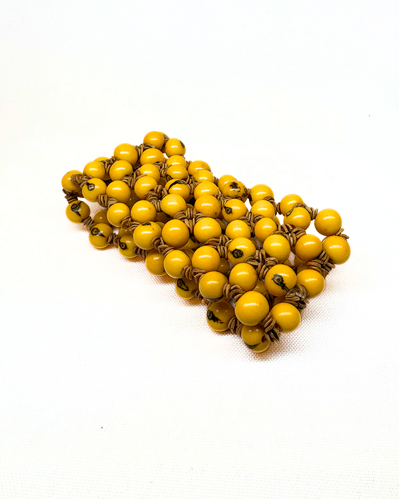 Pulseira com semente de açai e morototó