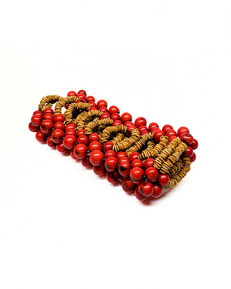 Pulseira com semente de açai e morototó
